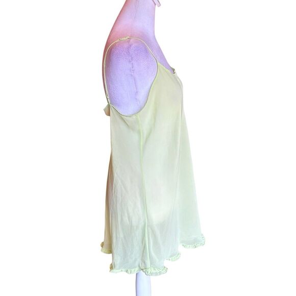 Victorias Secret Mint Green Sheer Slip Dress Lingerie Womens Size Medium - Picture 3 of 7